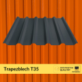 Trapezblech T35 0,5 mm – hochtragfähiges Dachprofil aus Stahl von Thermplatten