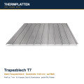 Trapezblech T7 – Stahl-Fassadenblech, Profilansicht, Deckbreite 1140 mm