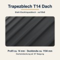 Trapezblech T14 Dach – Stahl-Dachtrapezblech, Dacheindeckung
