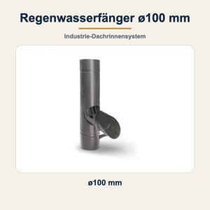 Regenwasserfänger ø100 mm – Regensammler fürs Fallrohr