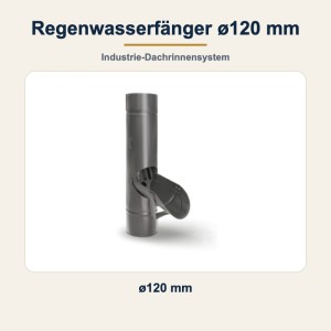 Regenwasserfänger ø120 mm – Regensammler fürs Fallrohr