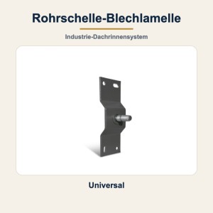 Rohrschelle-Blechlamelle – Befestigungslamelle für Sandwichpaneele