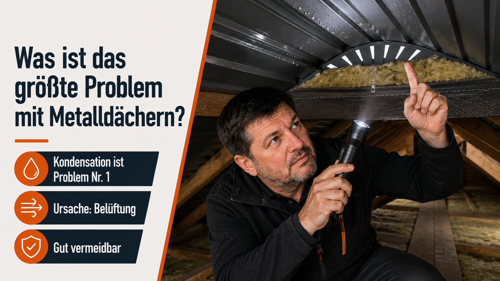 Was ist das größte Problem mit Metalldächern?