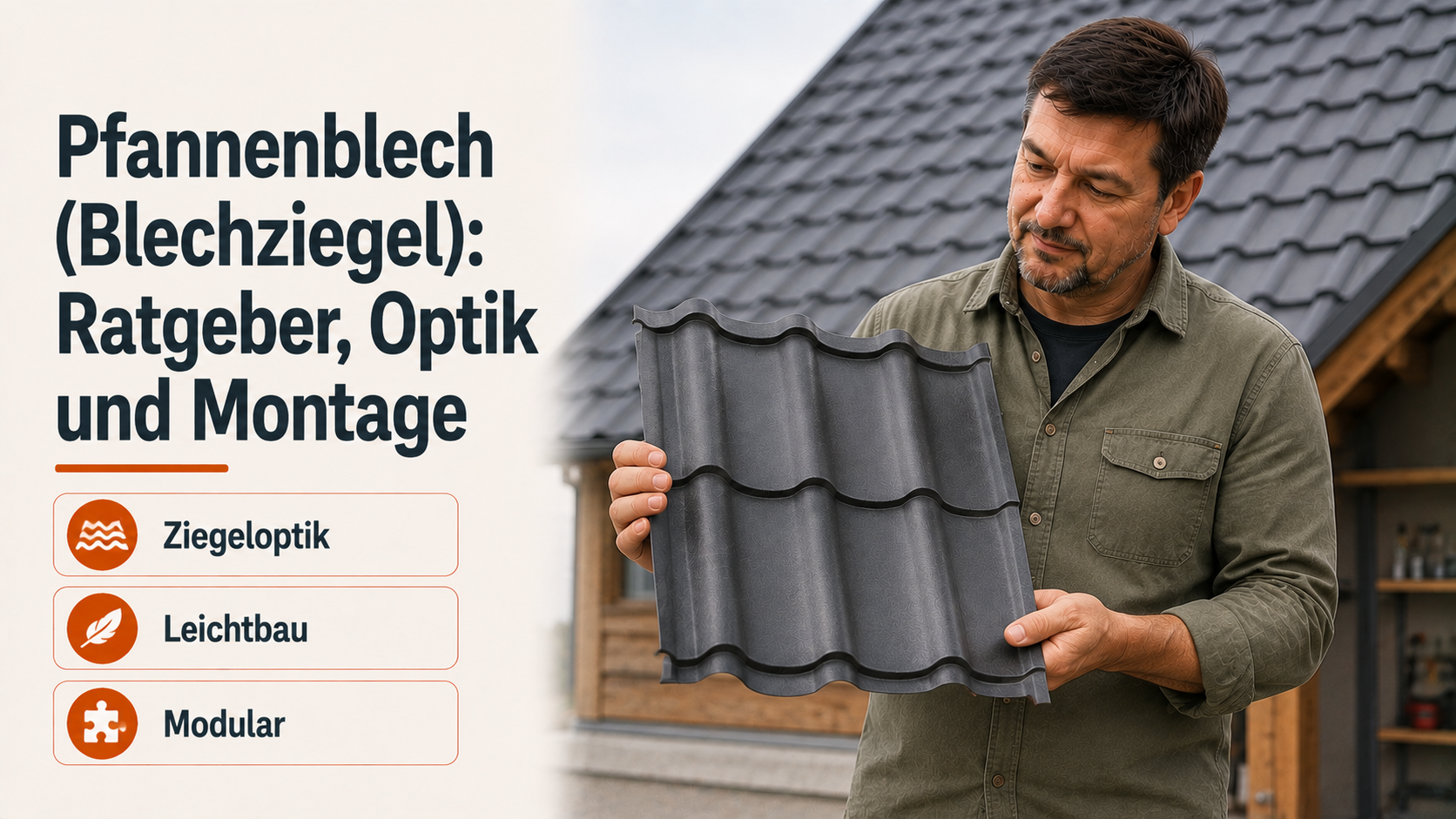 Pfannenblech (Blechziegel): Ratgeber, Optik und Montage