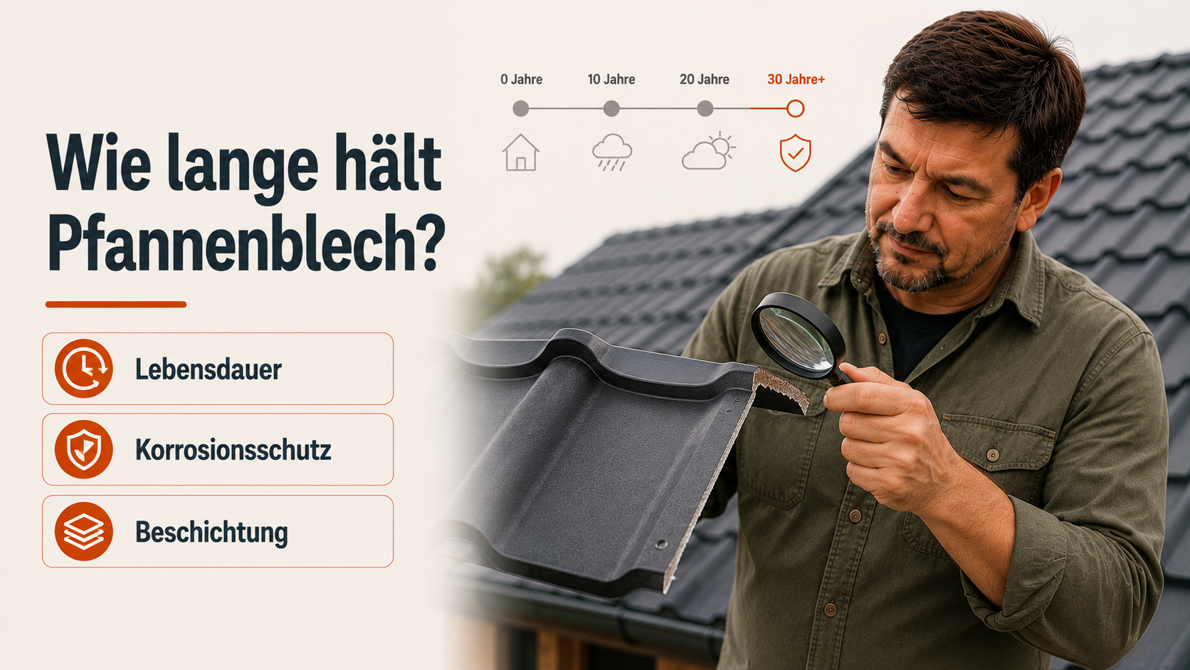 Wie lange hält Pfannenblech?