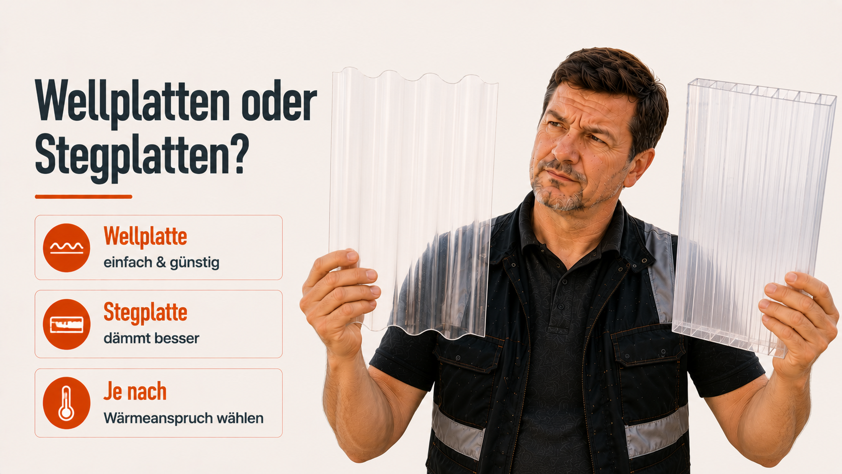 Wellplatten oder Stegplatten: Unterschiede und Einsatz