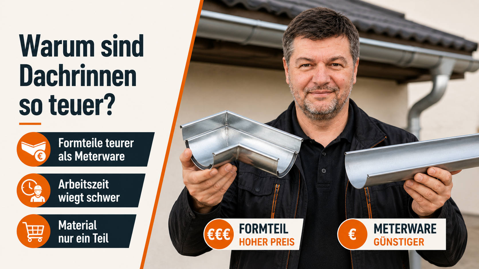 Warum sind Dachrinnen so teuer?